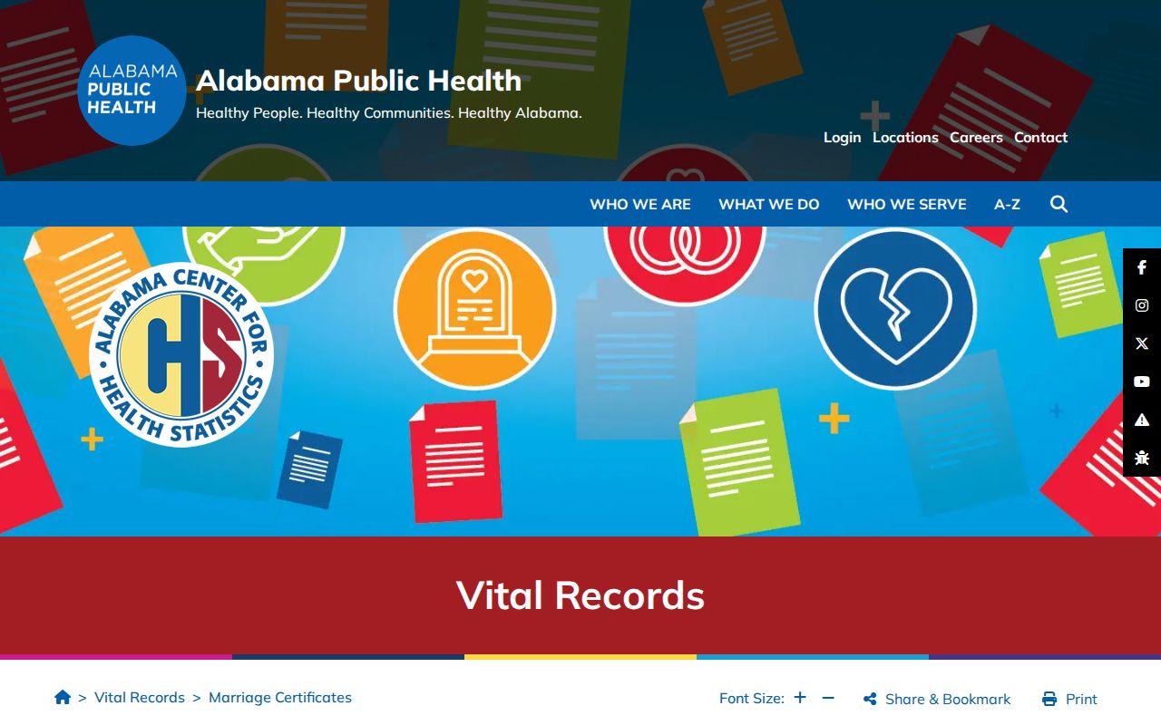Tallapoosa County marriage records through the ADPH certificate channel